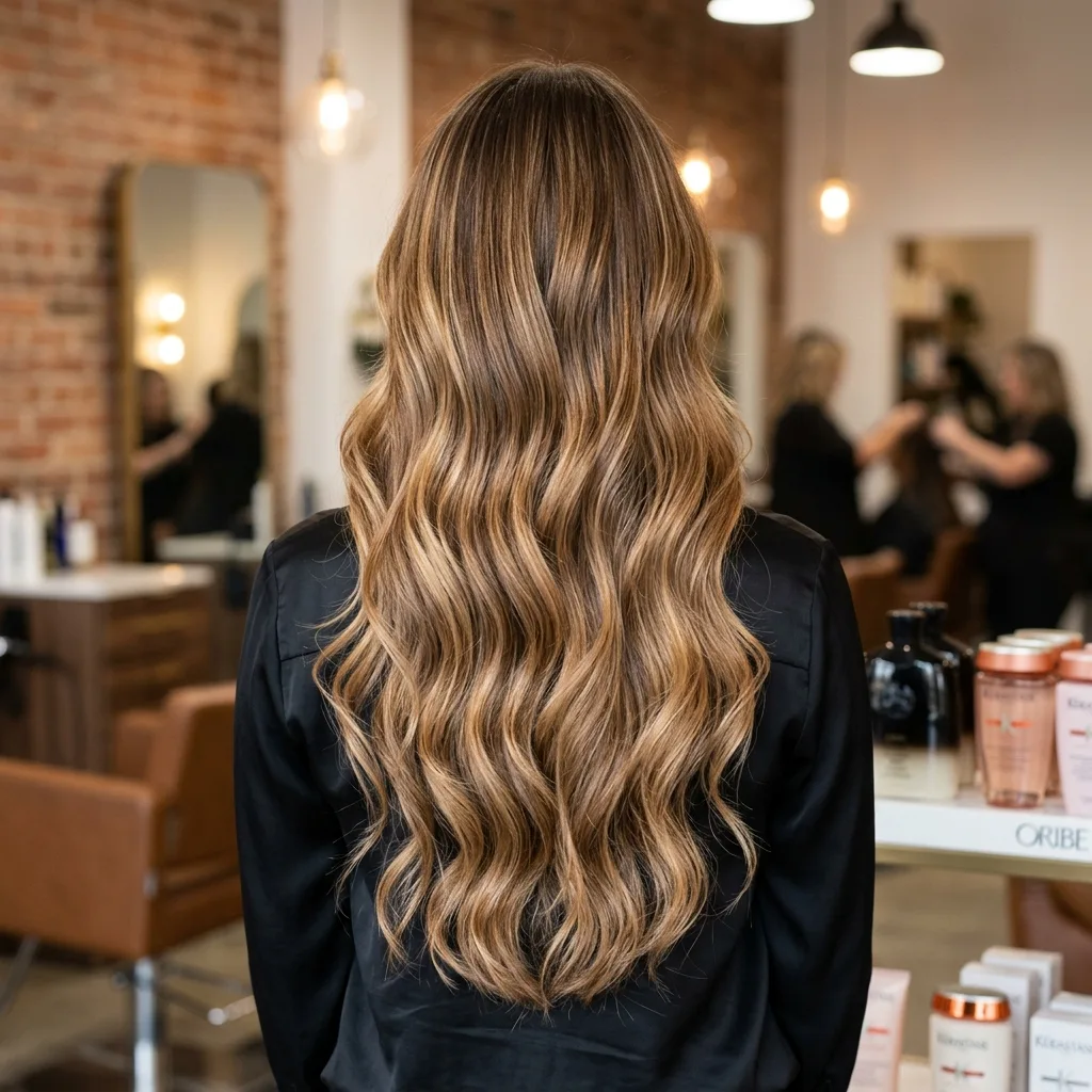 Balayage Highlights finish